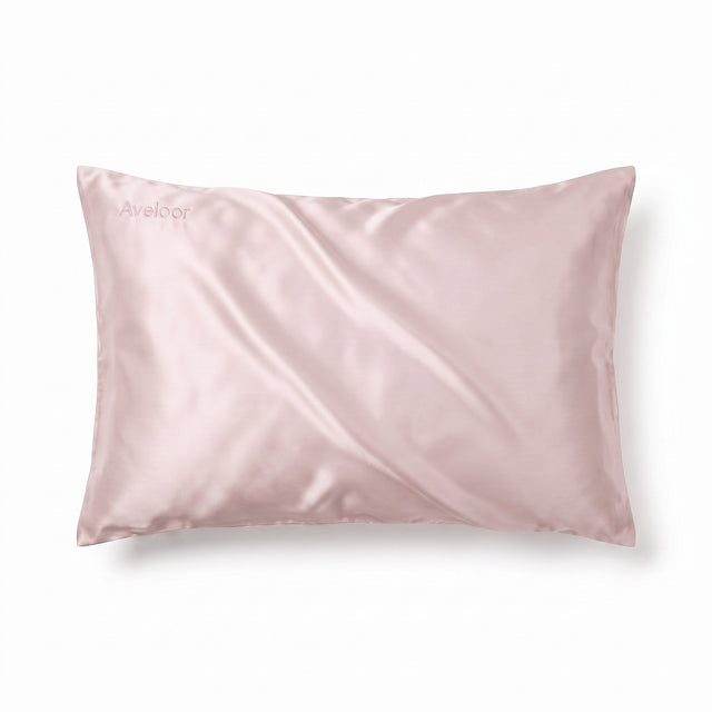 Aveloor Blush silk pillowcase, 22 momme mulberry silk