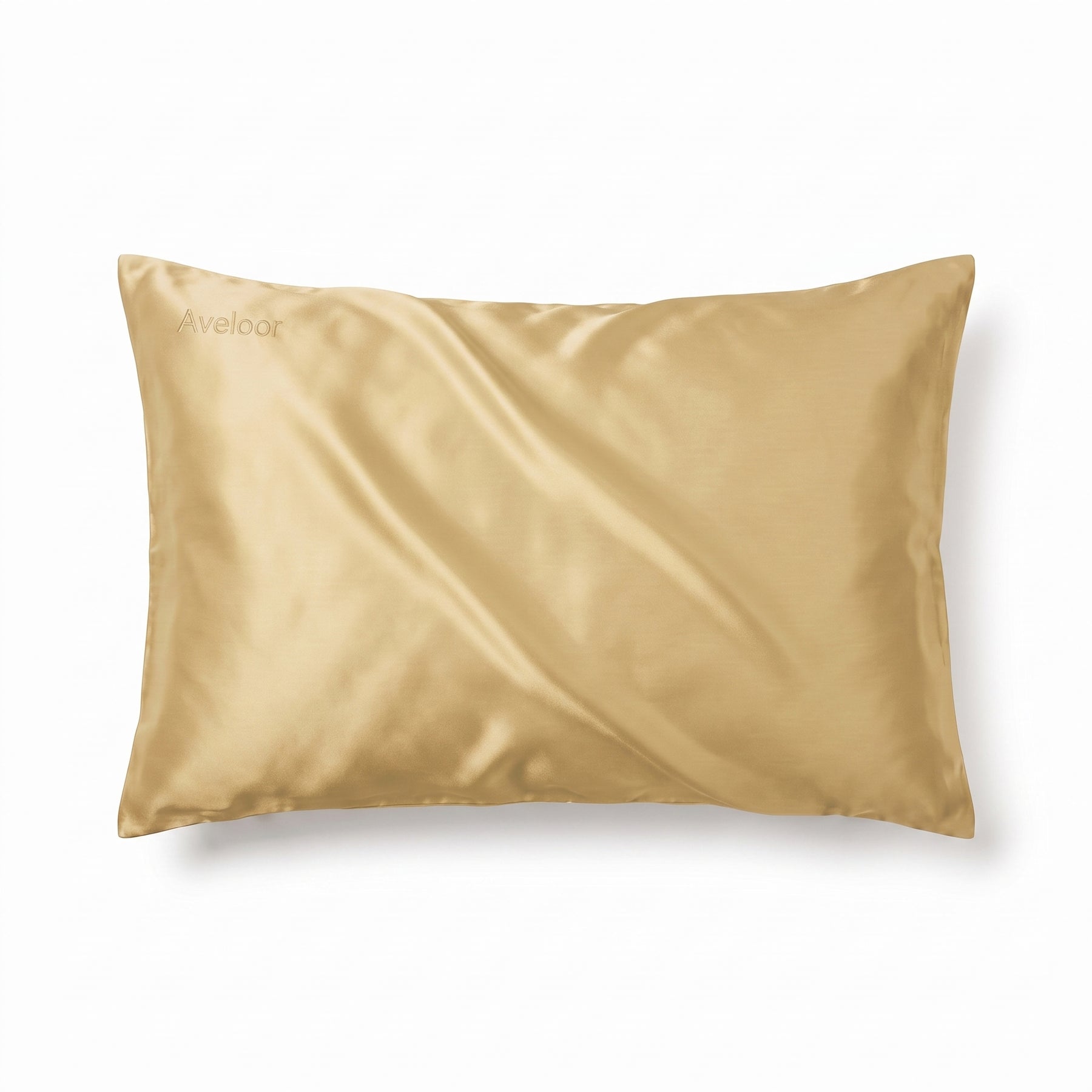 Aveloor Champagne silk pillowcase, 22 momme mulberry silk
