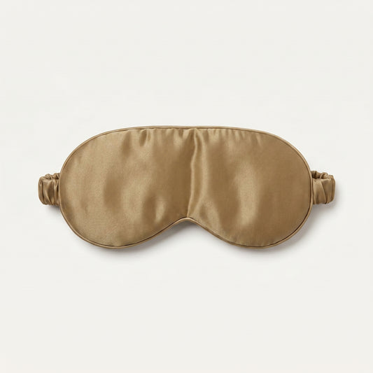 Champagne Silk Eye Mask