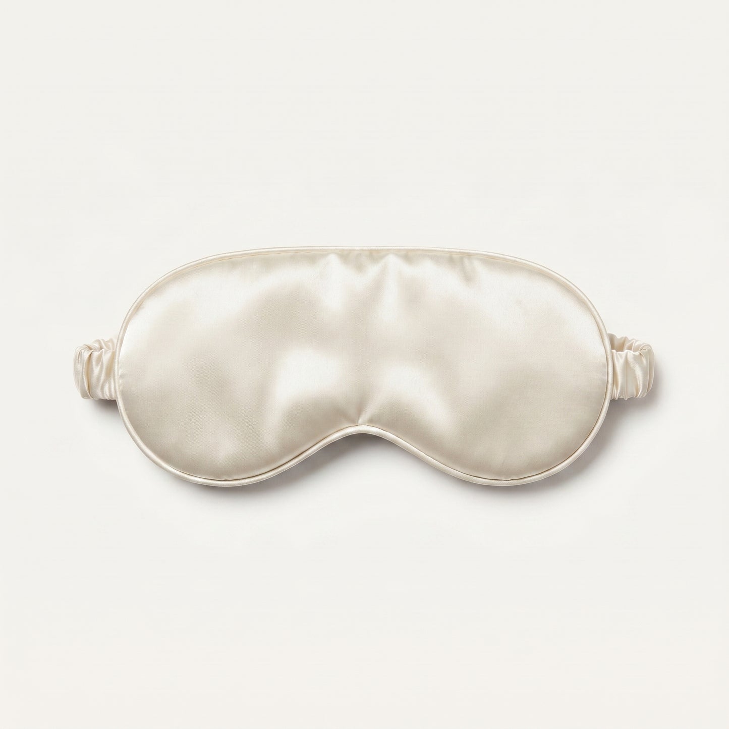 Ivory Silk Eye Mask