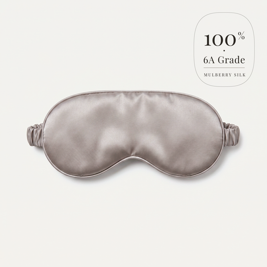 Aveloor Lotus silk eye mask in pure mulberry silk